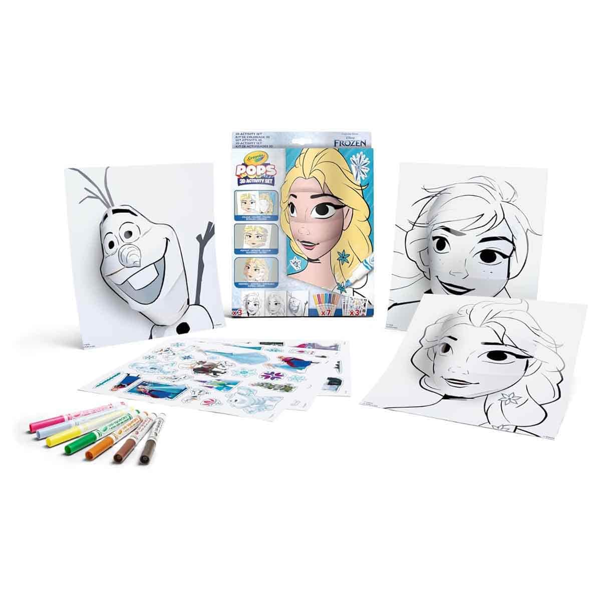 Crayola POPS Disney Frozen 3D Activity Set Girls, 3-4 Years