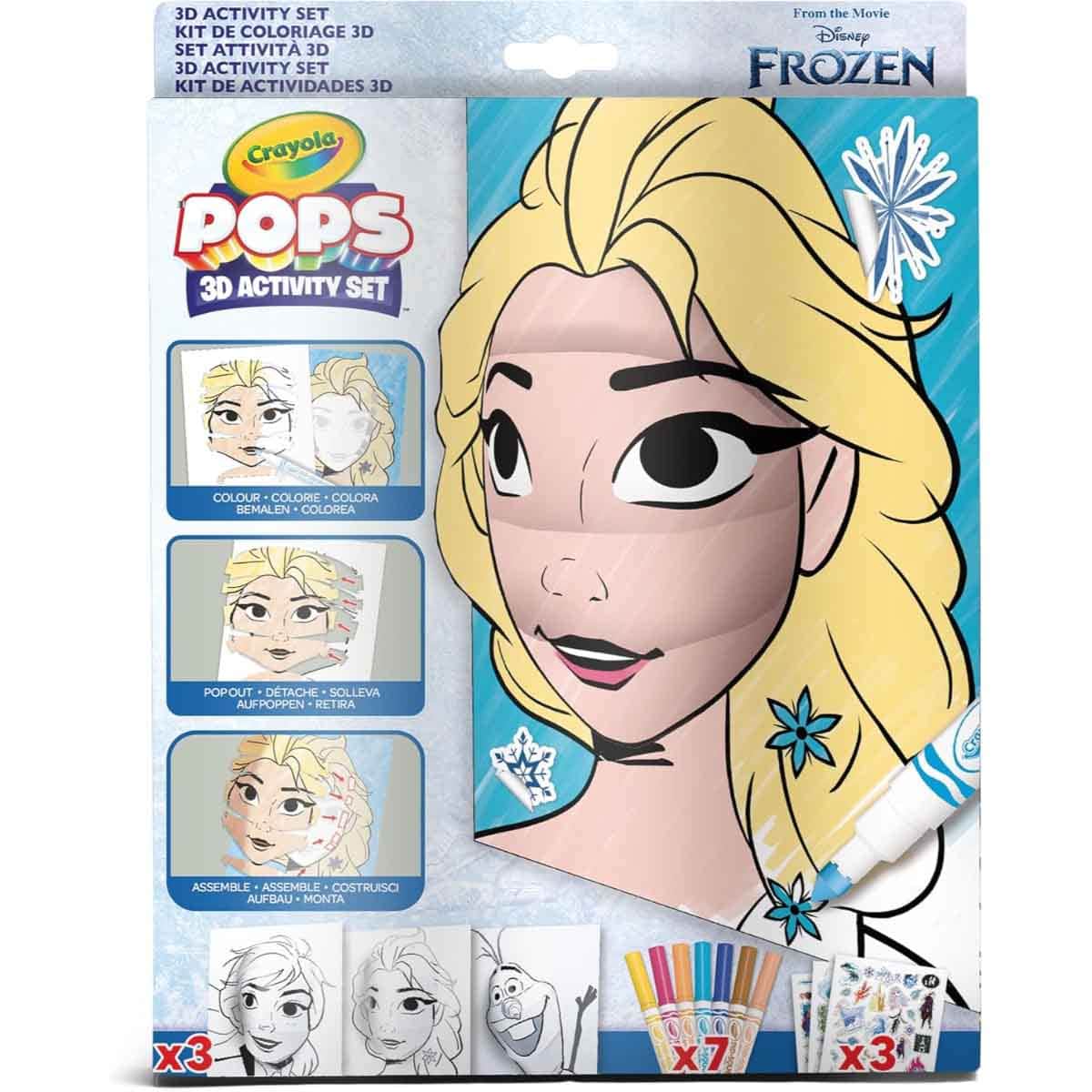 Crayola POPS Disney Frozen 3D Activity Set Girls, 3-4 Years
