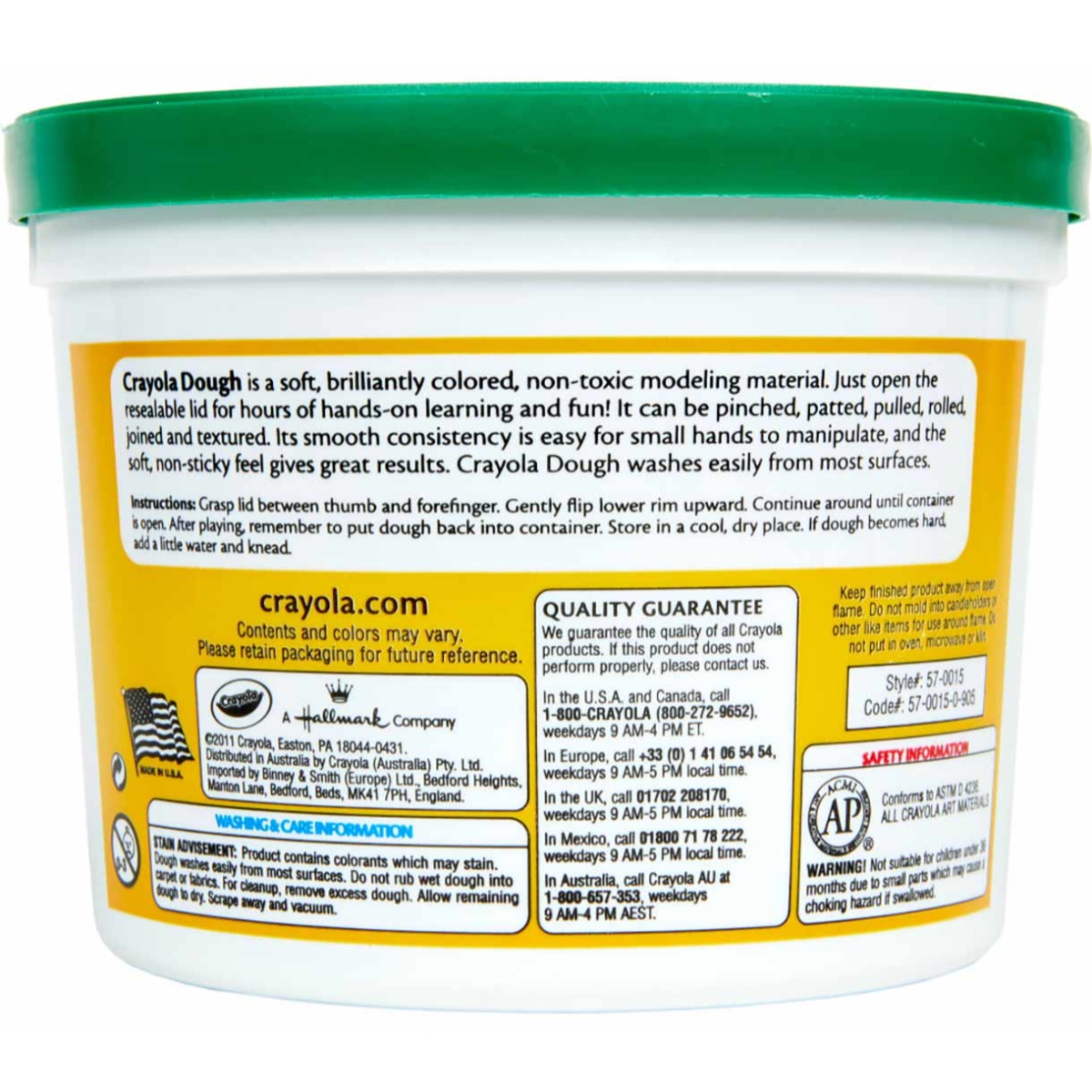 كرايولا عجينة خضراء للجنسين، 3-4 سنوات