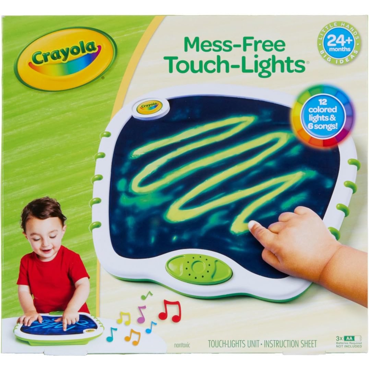 Crayola Reusable Touch Lights Tablet Unisex, 3-4 Years