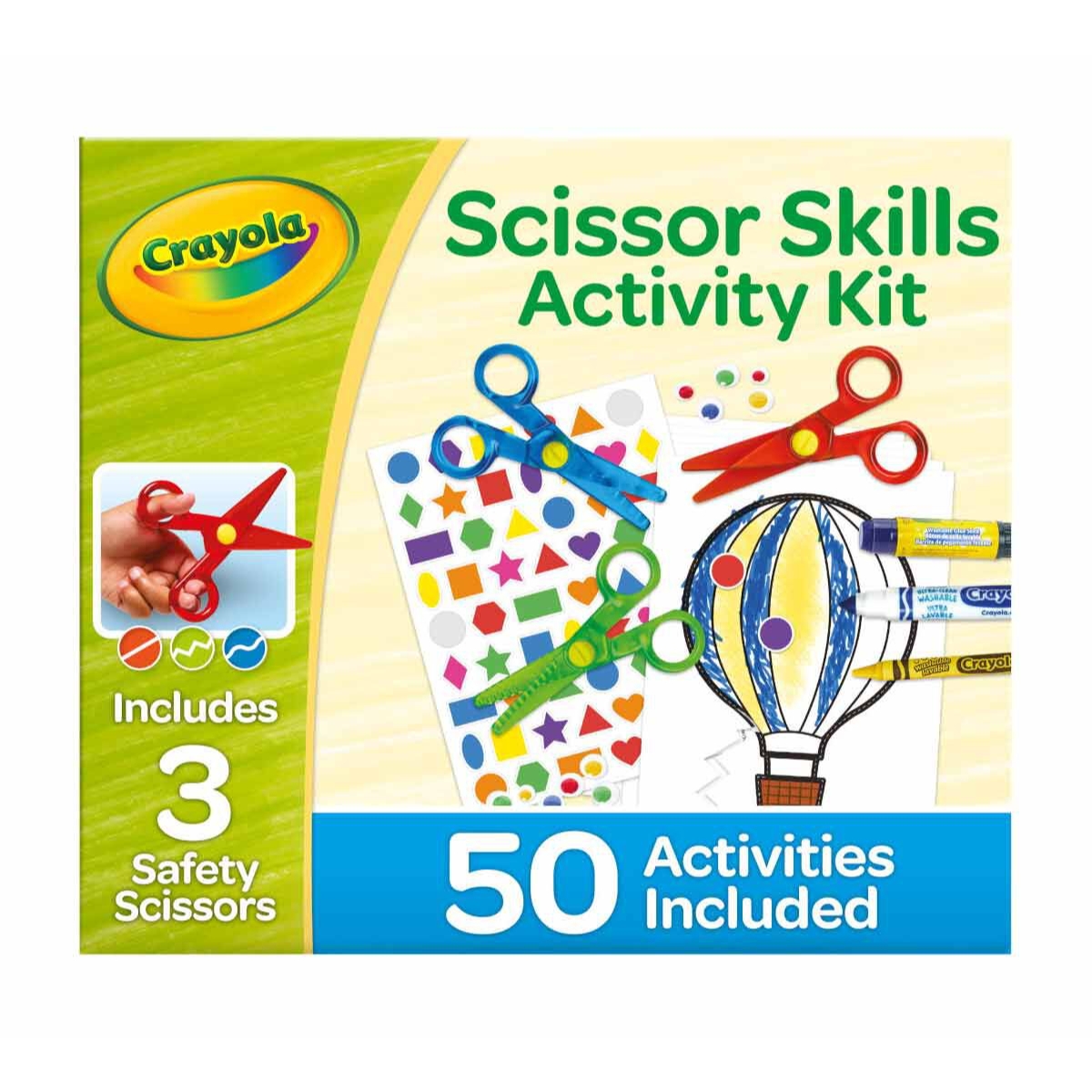 كرايولا مجموعة مهارات القص بالمقص الآمن للجنسين، 3-4 سنوات