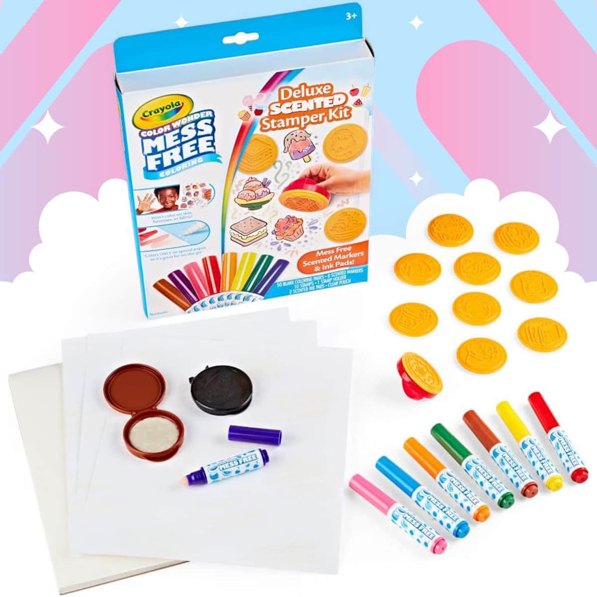 Crayola Scented Stamper Kit Unisex, 3-4 Years