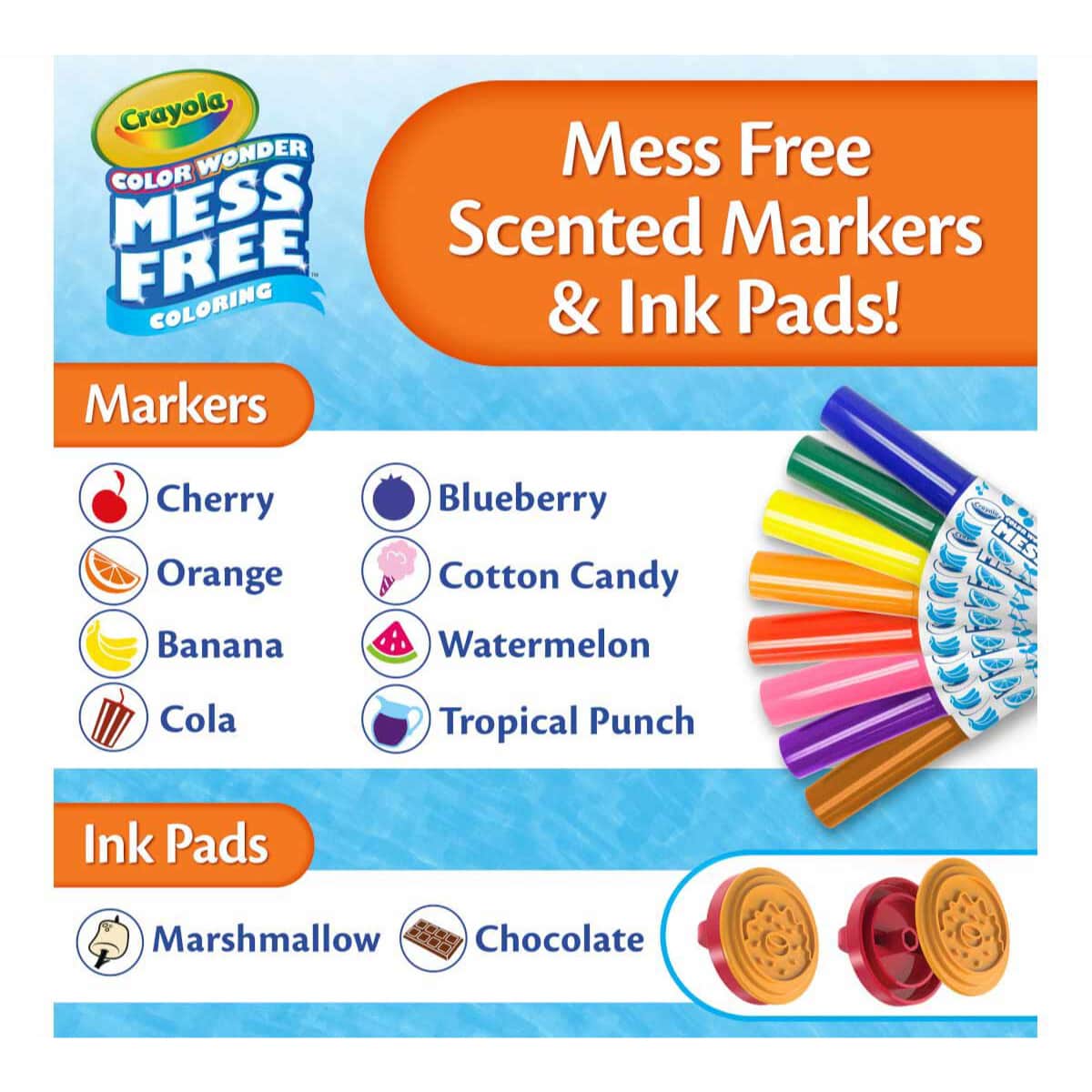 Crayola Scented Stamper Kit Unisex, 3-4 Years