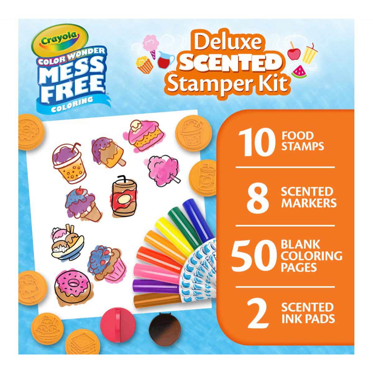 Crayola Scented Stamper Kit Unisex, 3-4 Years