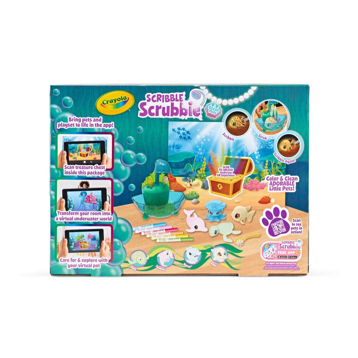 Crayola Scribble Scrubbie Lagoon Playset Unisex, 3-4 Years