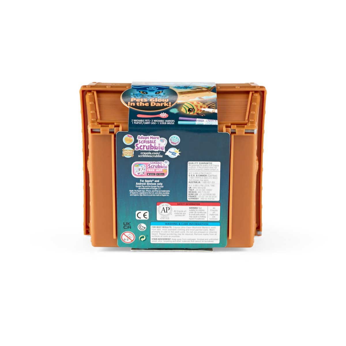 Crayola Scribble Scrubbie Ocean Treasure Chest Unisex, 3-4 Years