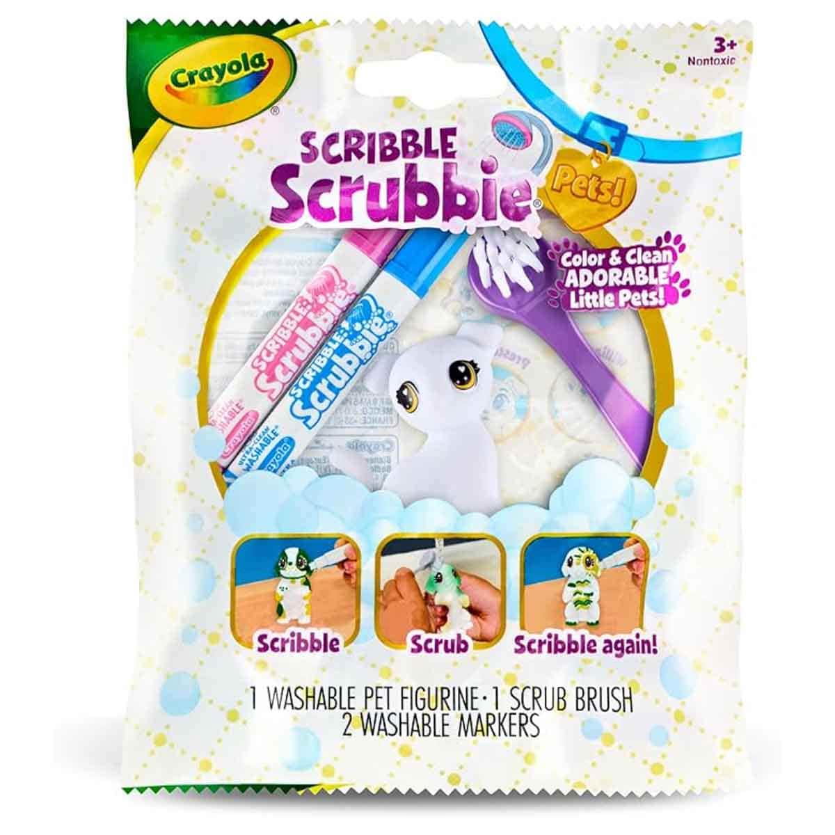 Crayola Scribble Scrubbie Pet Expansion Pack Playset Unisex, 3-4 Years