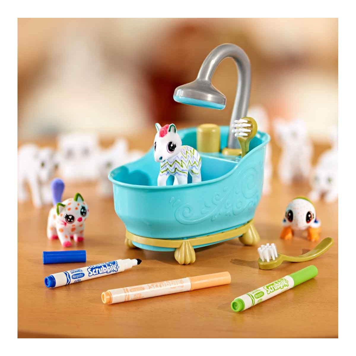 Crayola Scribble Scrubbie Pets Mega Tub Set Unisex, 3-4 Years