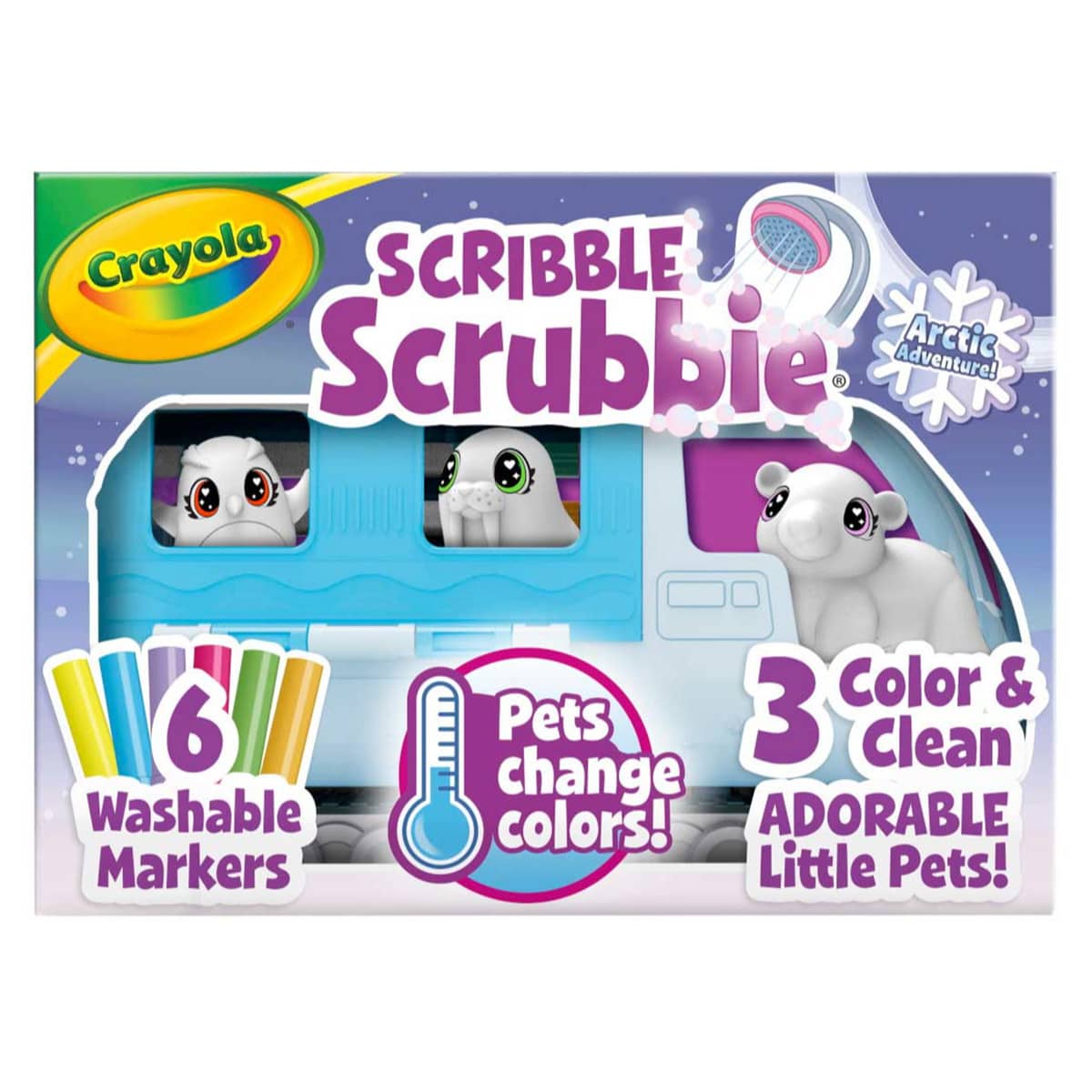 Crayola Scribble Scrubbie Snow Explorer Playset Unisex, 3-4 Years