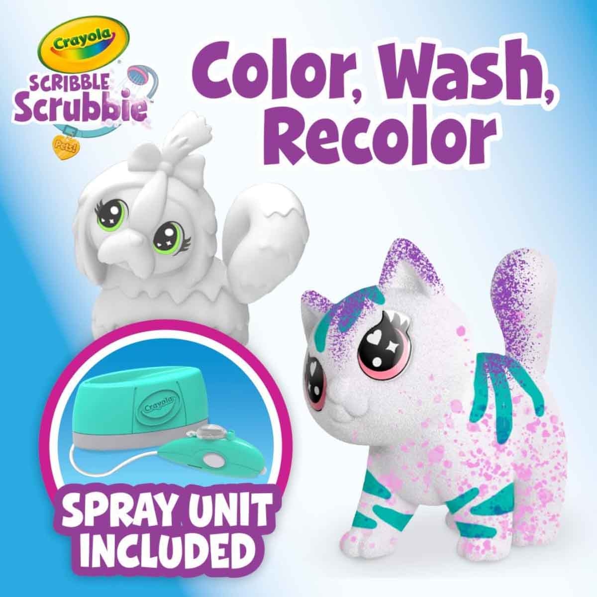 Crayola Scribble Scrubbie Spray Boutique Playset Unisex, 3-4 Years