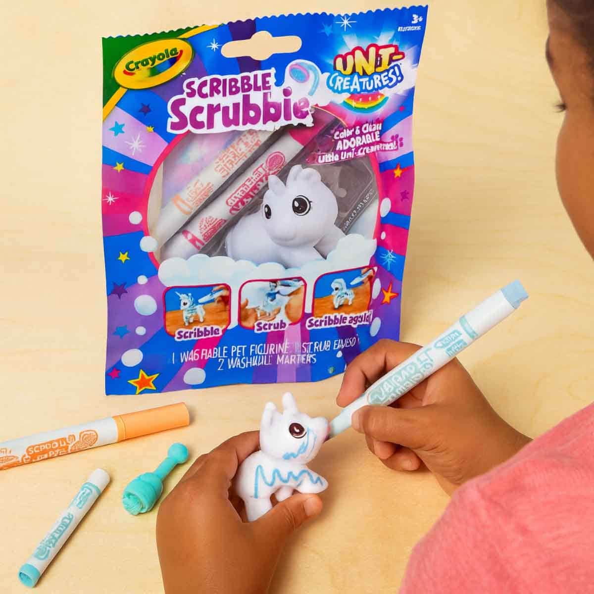 Crayola Scribble Scrubbie Uni-Creatures Pet Playset Unisex, 3-4 Years