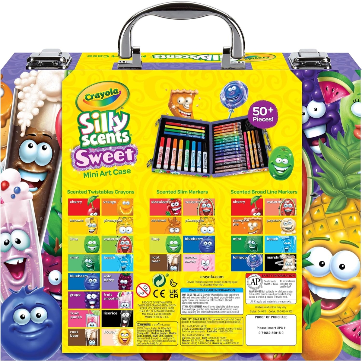 Crayola Silly Scents Mini Art Case Unisex, 3-4 Years