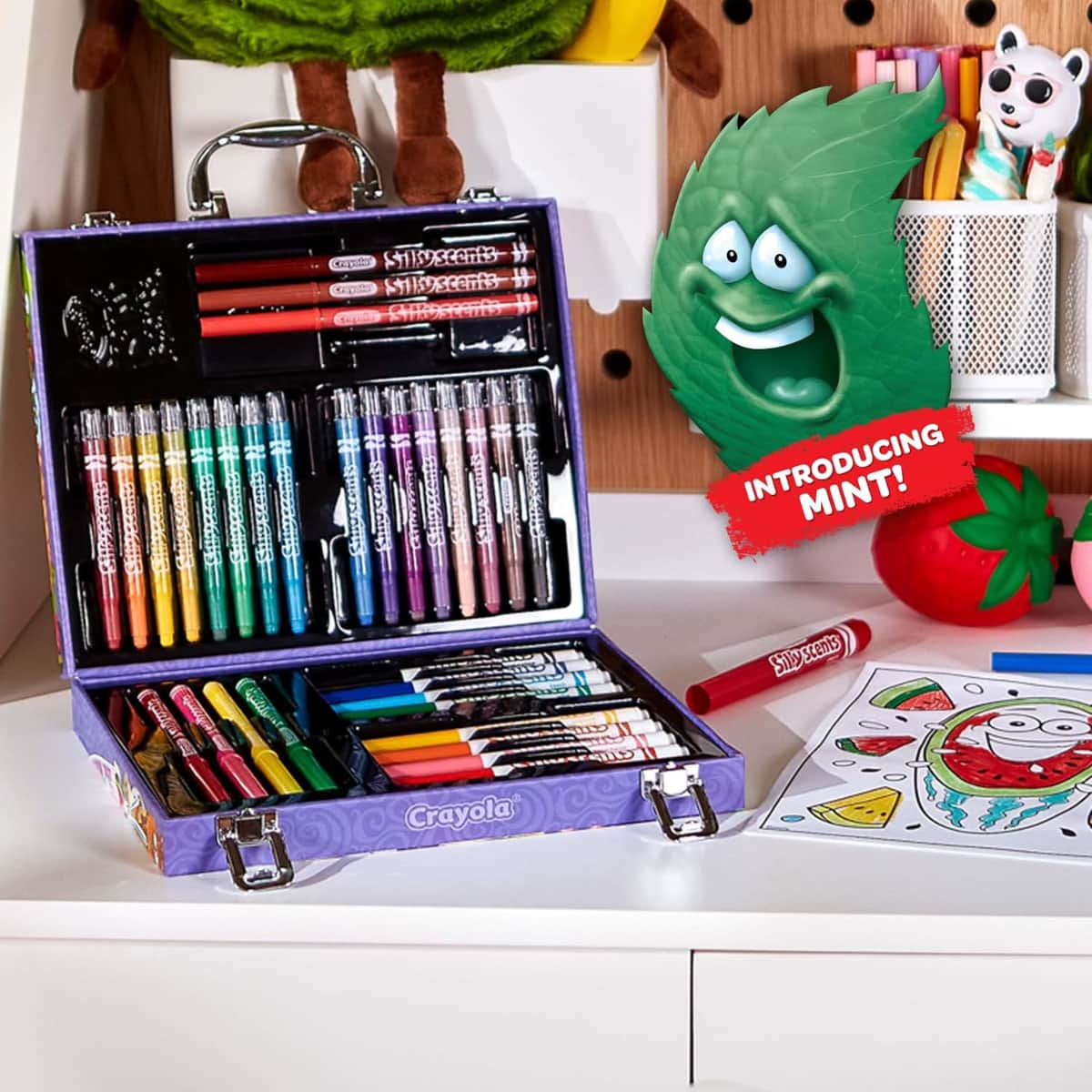 Crayola Silly Scents Mini Art Case Unisex, 3-4 Years