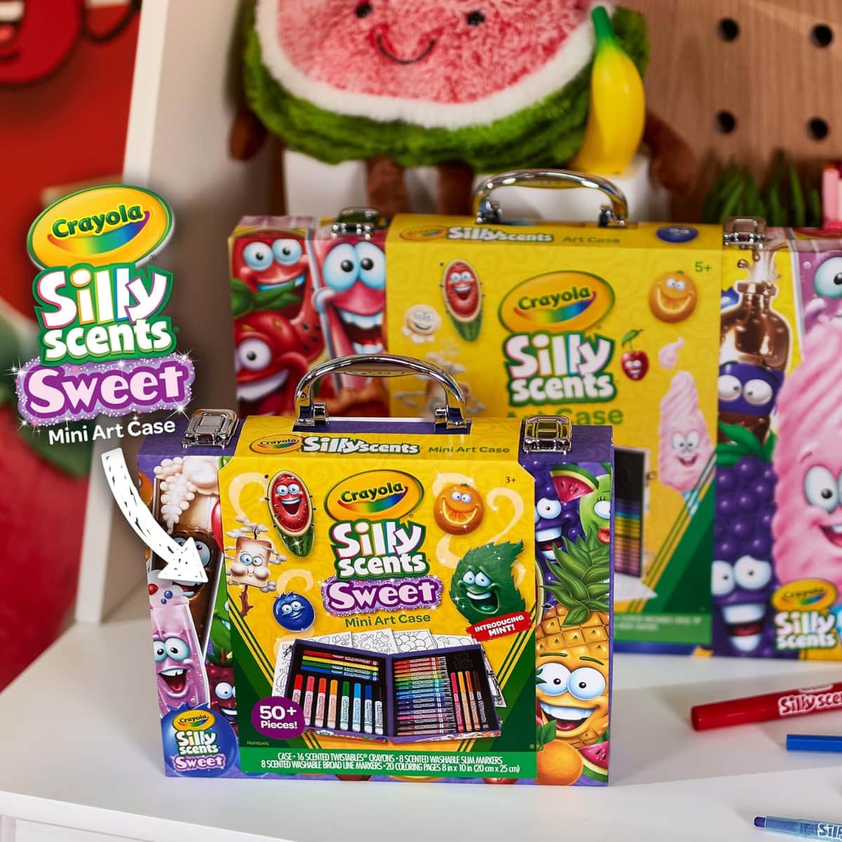 Crayola Silly Scents Mini Art Case Unisex, 3-4 Years