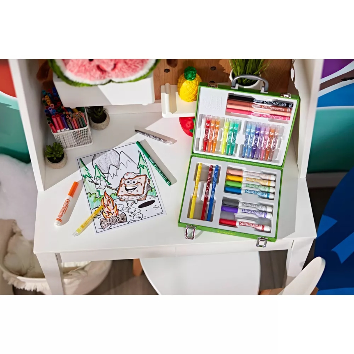 Crayola Silly Scents Smash Ups Mini Art Case Unisex, 3-4 Years