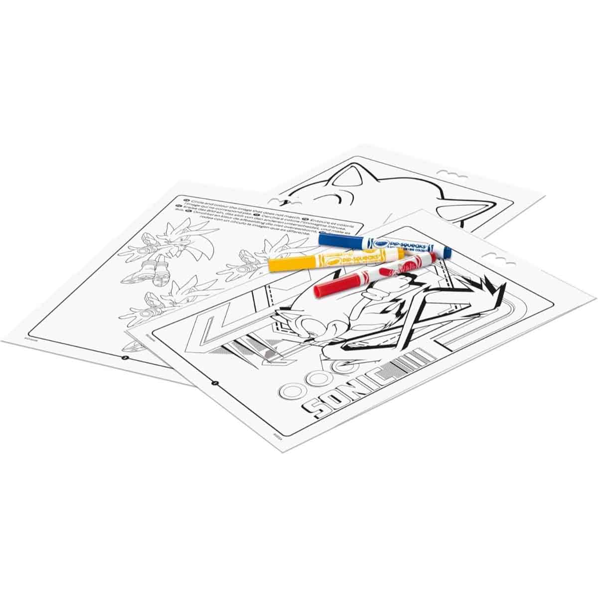 Crayola Sonic Coloring & Activity Set Unisex, 3-4 Years