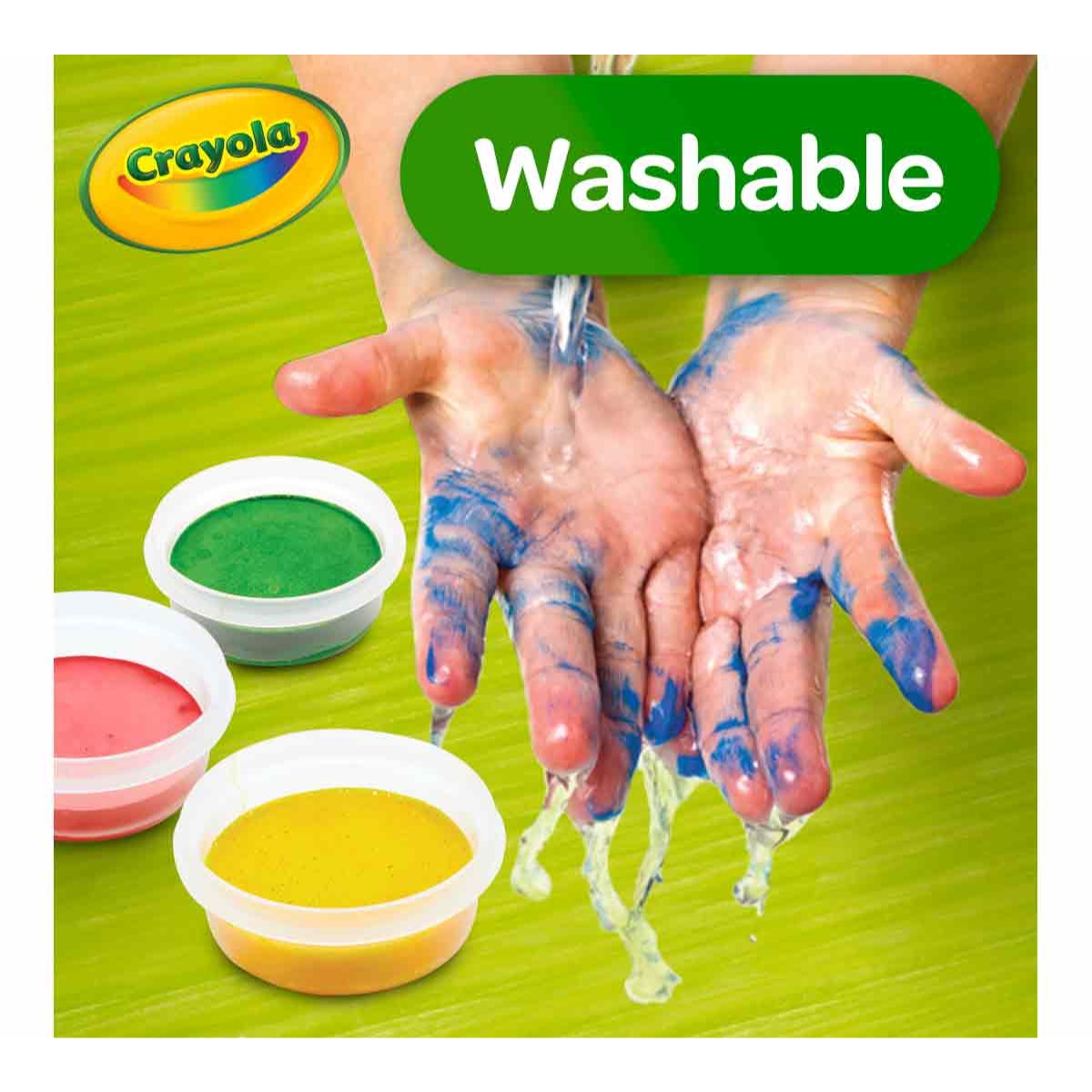 Crayola Spill Proof Washable Paint Kit Unisex, 3-4 Years
