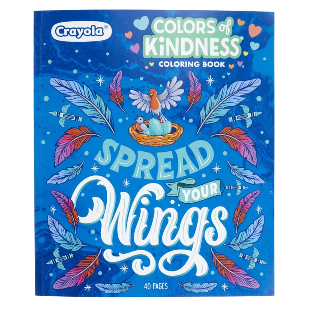 Crayola Spread Your Wings Colouring Book Unisex, 3-4 Years