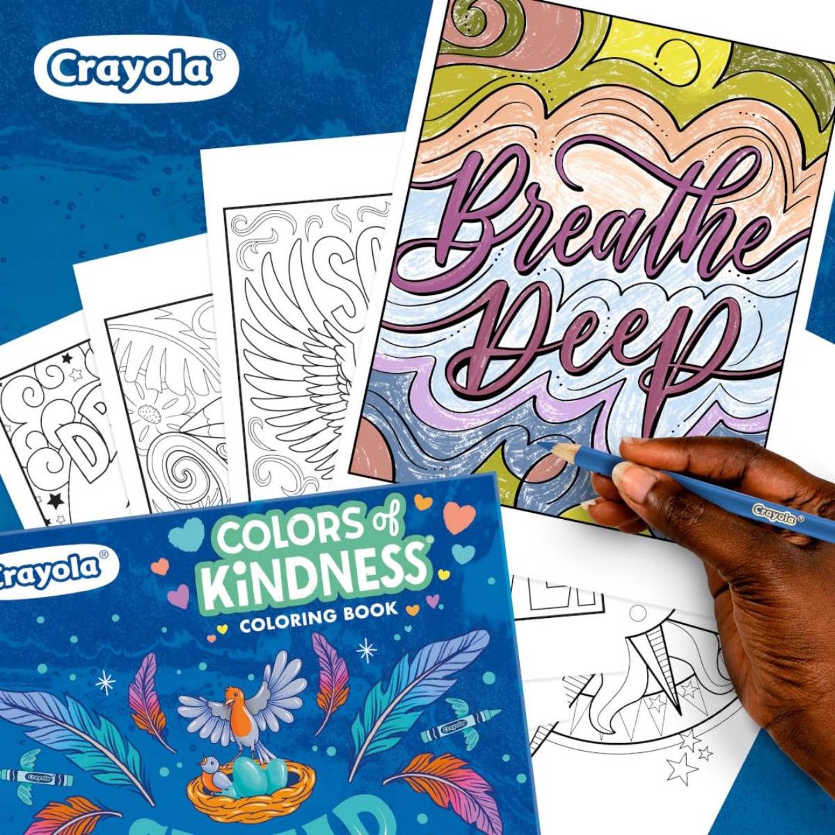 Crayola Spread Your Wings Colouring Book Unisex, 3-4 Years