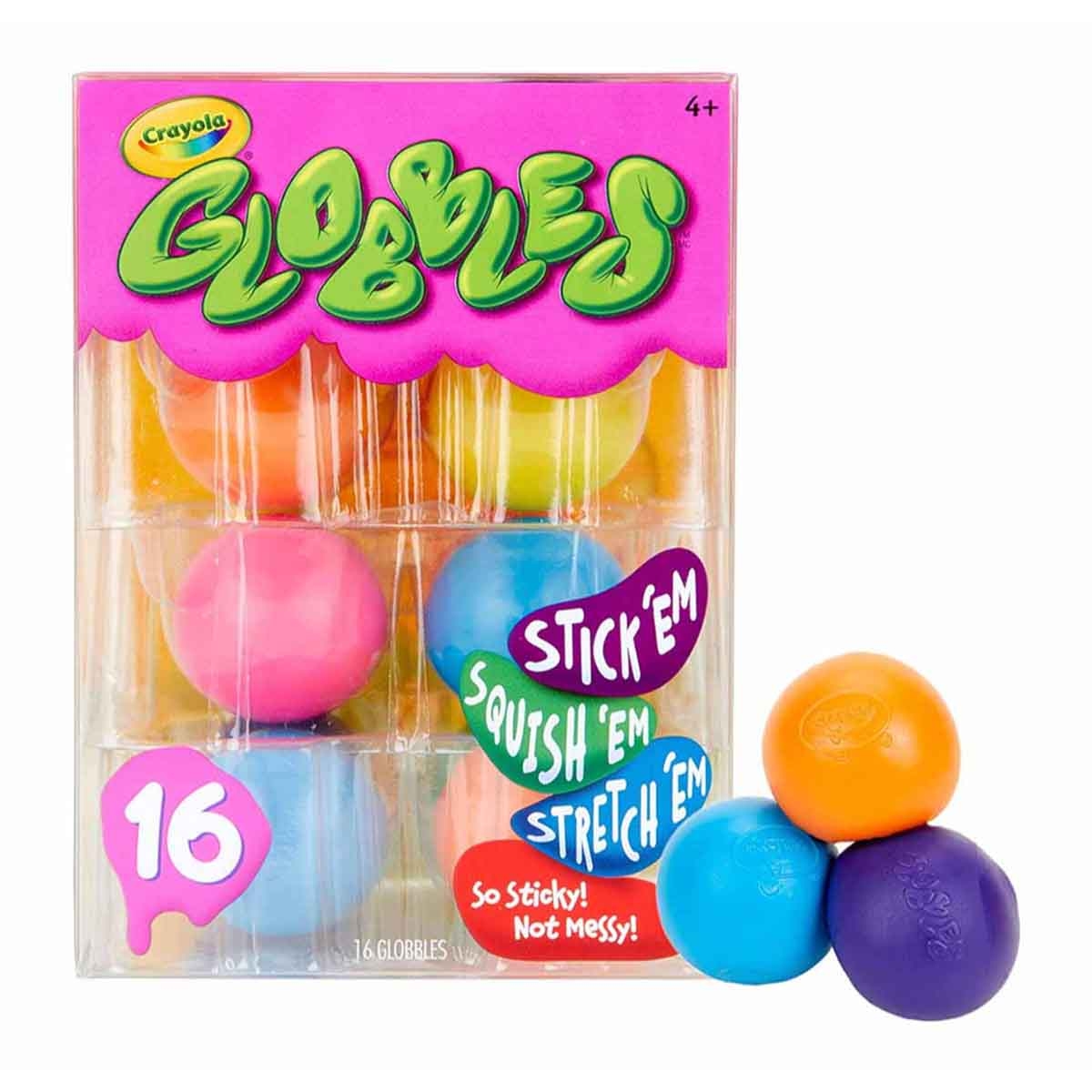 كرايولا جلوبلز ستيك سكويش اند ستريتش، للجنسين، 5-7 سنوات، مجموعة 16