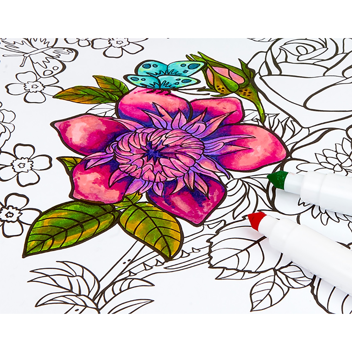 كرايولا أقلام ماركر قابلة للغسل سوبر تيبس للجنسين، 3-4 سنوات، مجموعة من 100