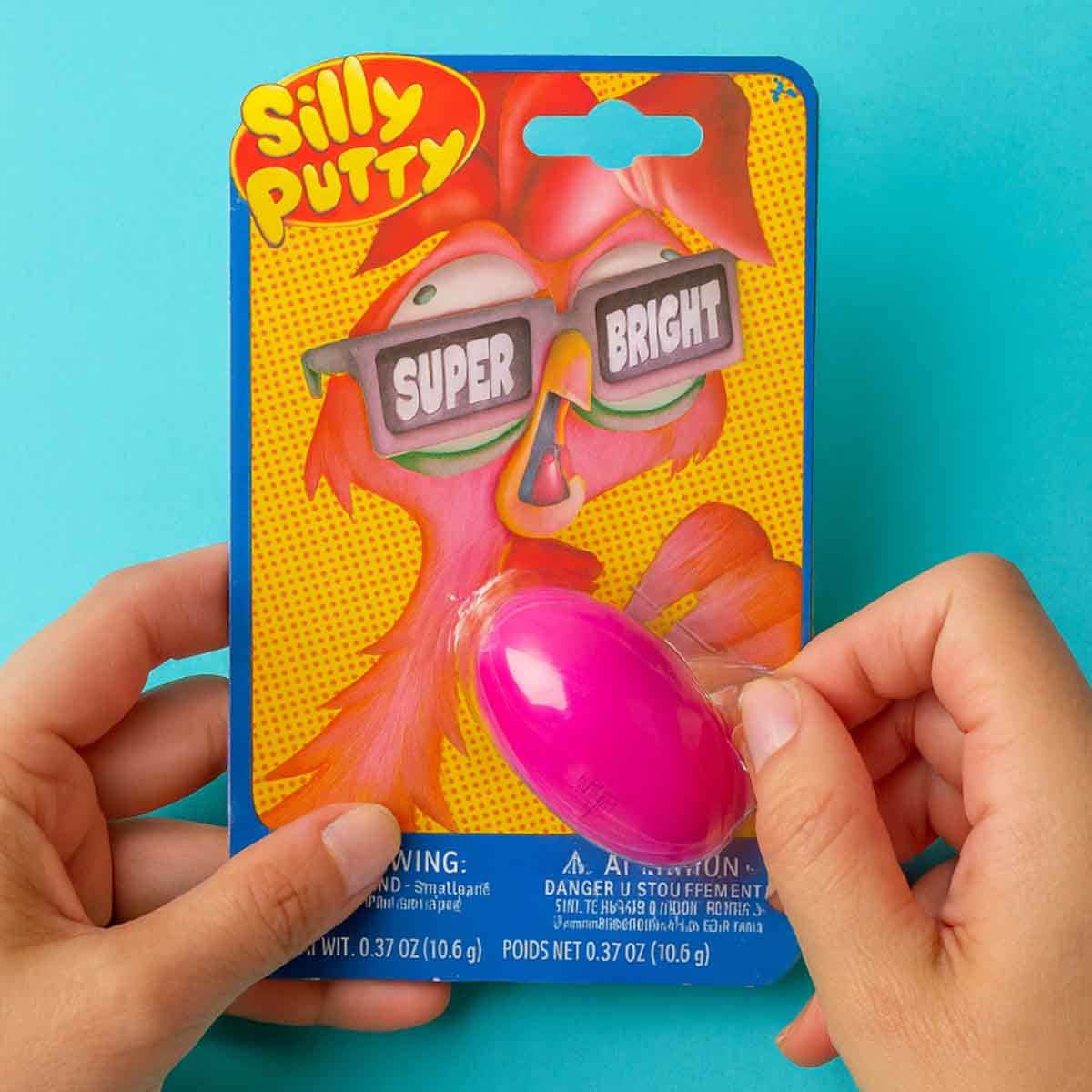 Crayola Superbrights Silly Putty Unisex, 5-7 Years, Pack of 3