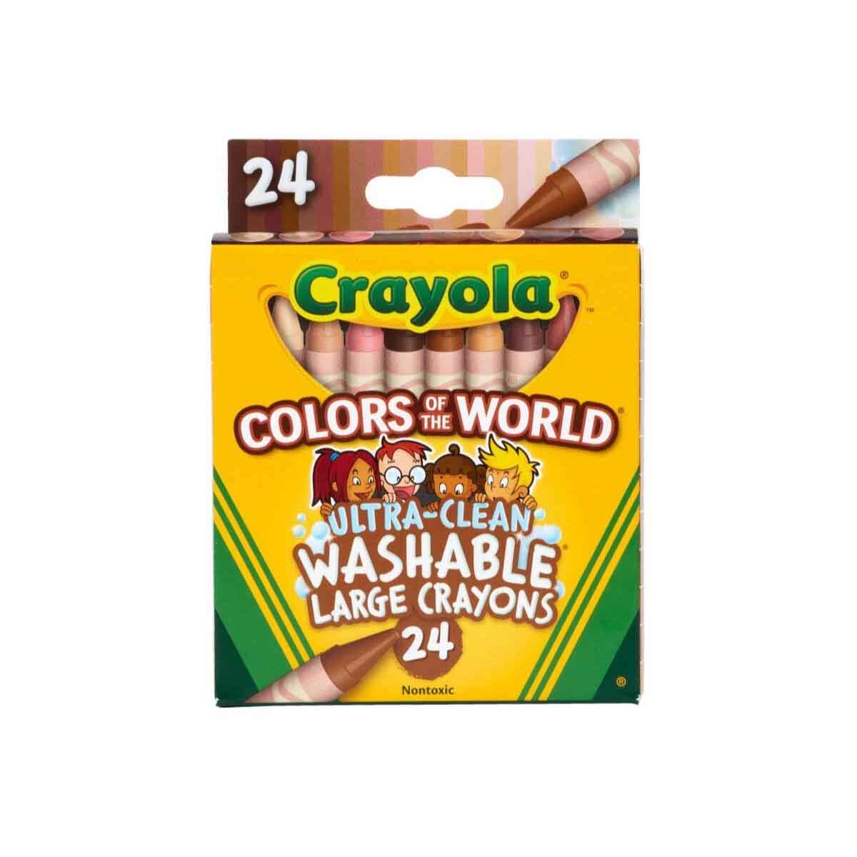 Crayola Ultra-Clean & Non-Toxic Crayons with Coloring & Activity Set Bundle Pack Unisex, 3-4 Years