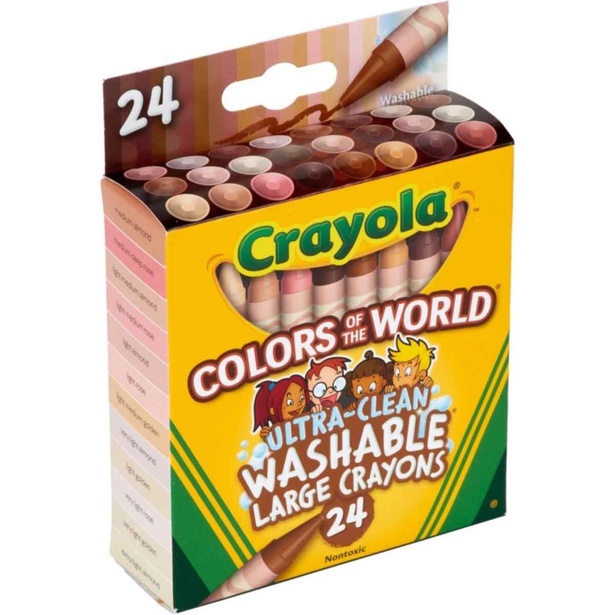Crayola Ultra-Clean & Non-Toxic Crayons with Coloring & Activity Set Bundle Pack Unisex, 3-4 Years