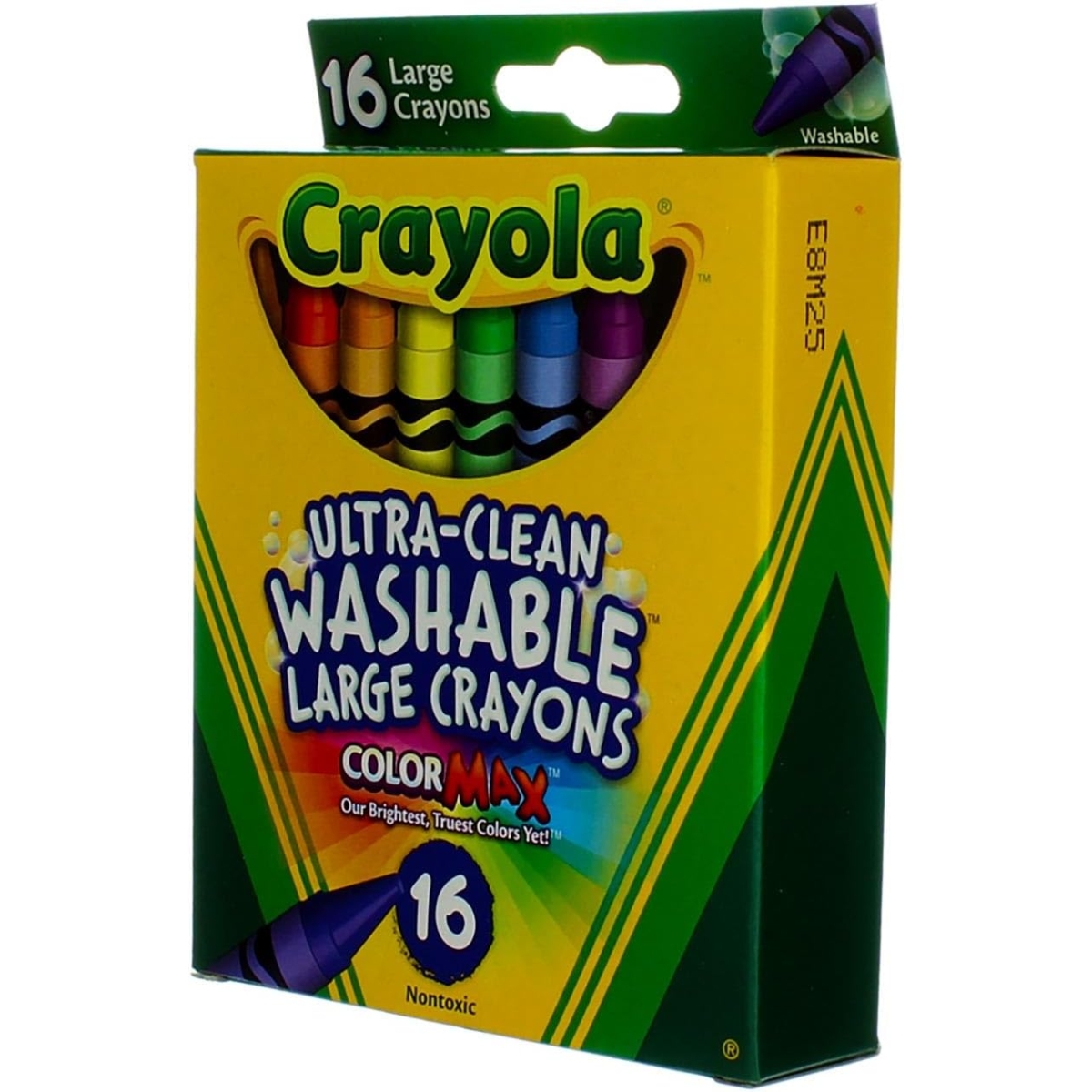 Crayola Ultra-Clean Washable Large Crayons Unisex, 3-4 Years, Pack of 16