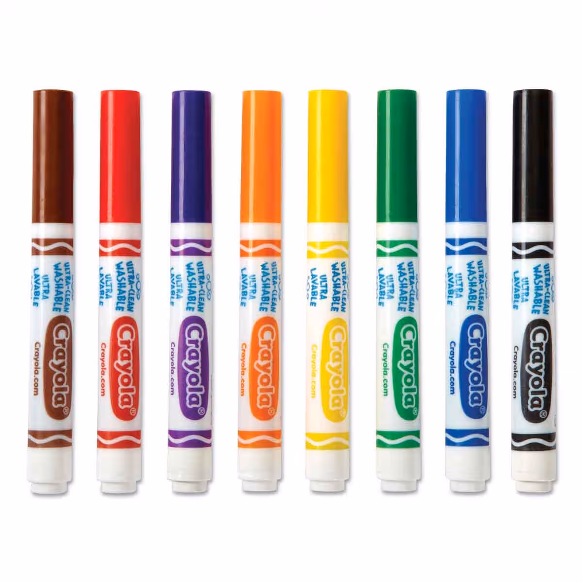 Crayola 587208 Ultra-Clean Washable Markers Unisex, 3-4 Years, Pack of 8