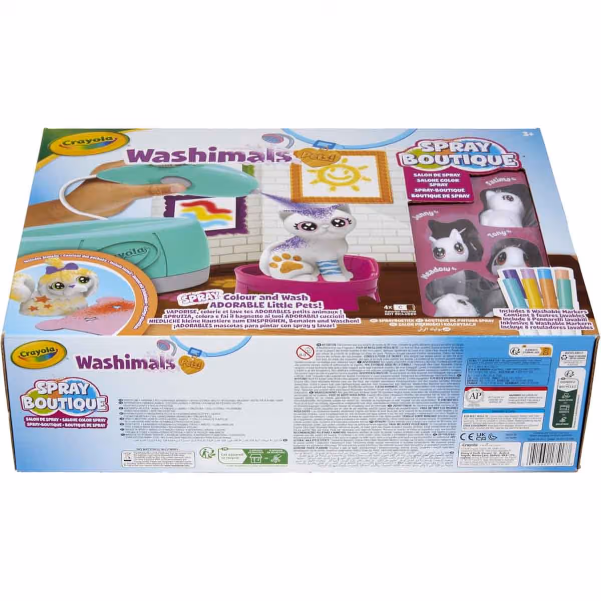 Crayola Washimals Pets Spray Boutique Activity Set Unisex, 3-4 Years