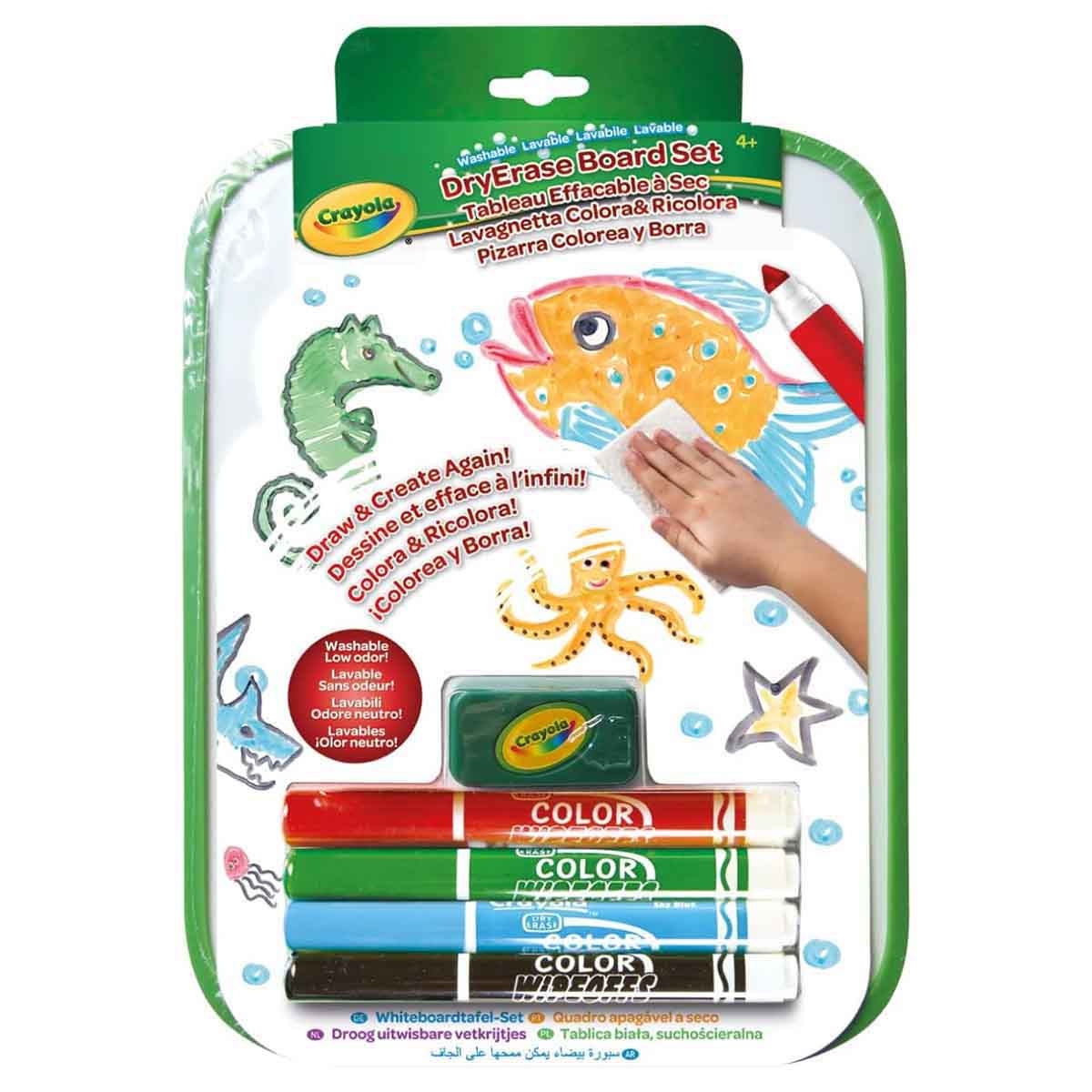 Crayola Washable Dry Erase Blackboard Set Unisex, 5-7 Years