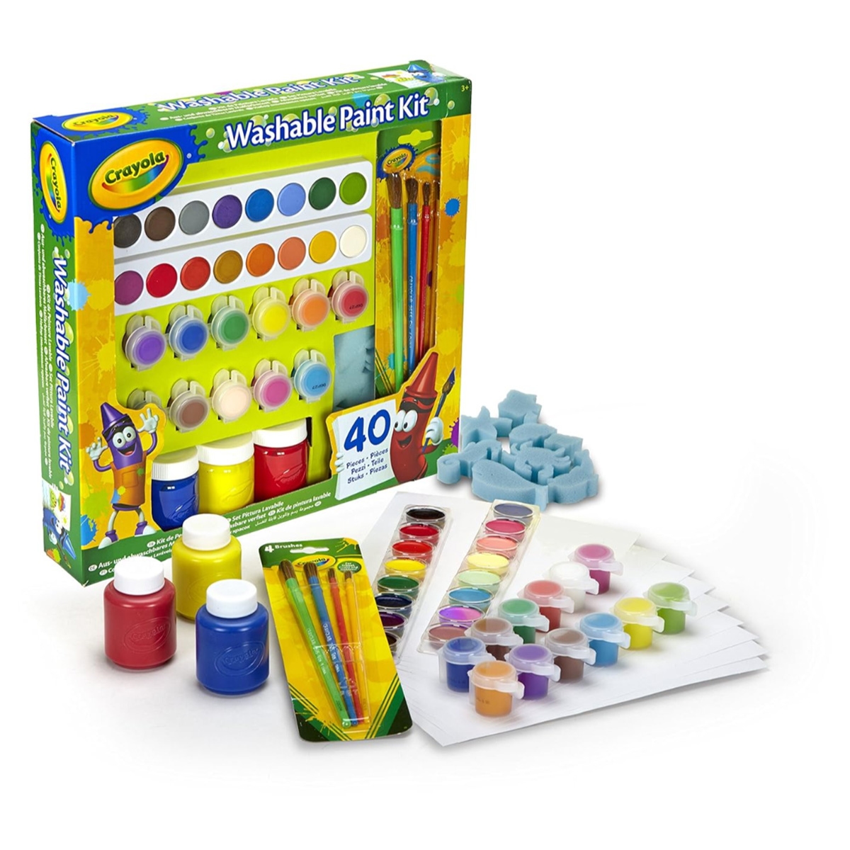 Crayola Washable Paint Kit Unisex, 3-4 Years