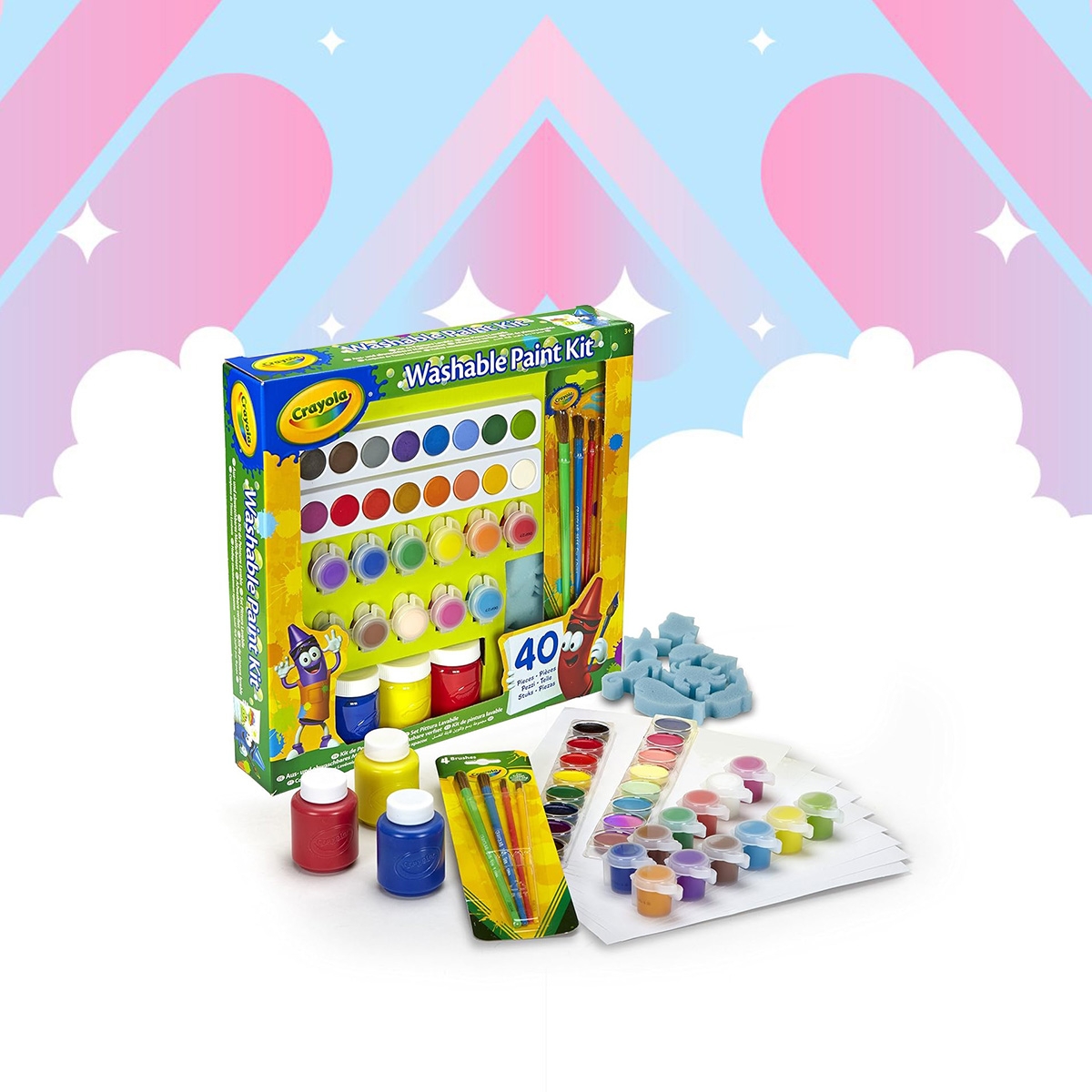 Crayola Washable Paint Kit Unisex, 3-4 Years