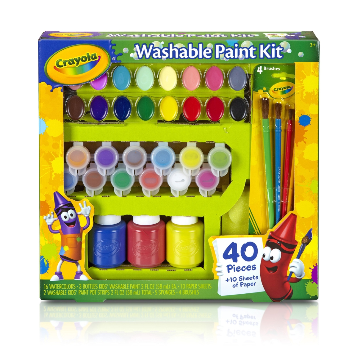 Crayola Washable Paint Kit Unisex, 3-4 Years