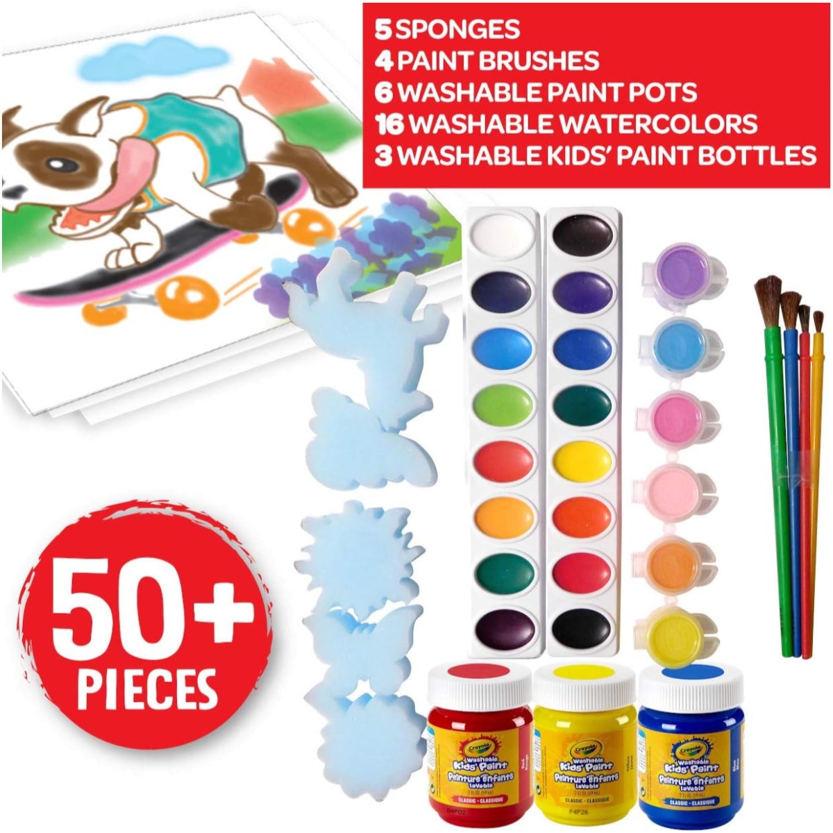 Crayola Washable Paint Set Unisex, 5-7 Years