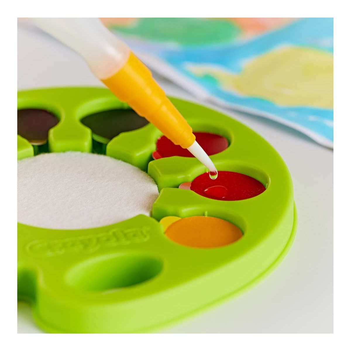 Crayola Washable Pop & Paint Watercolour Palette Unisex, 5-7 Years