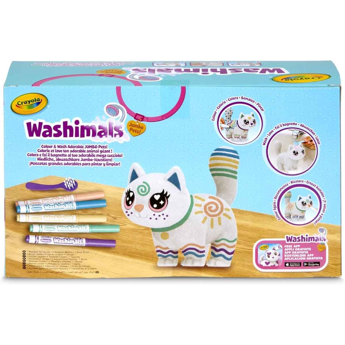 Crayola Washimals Jumbo Pets Playset Unisex, 3-4 Years