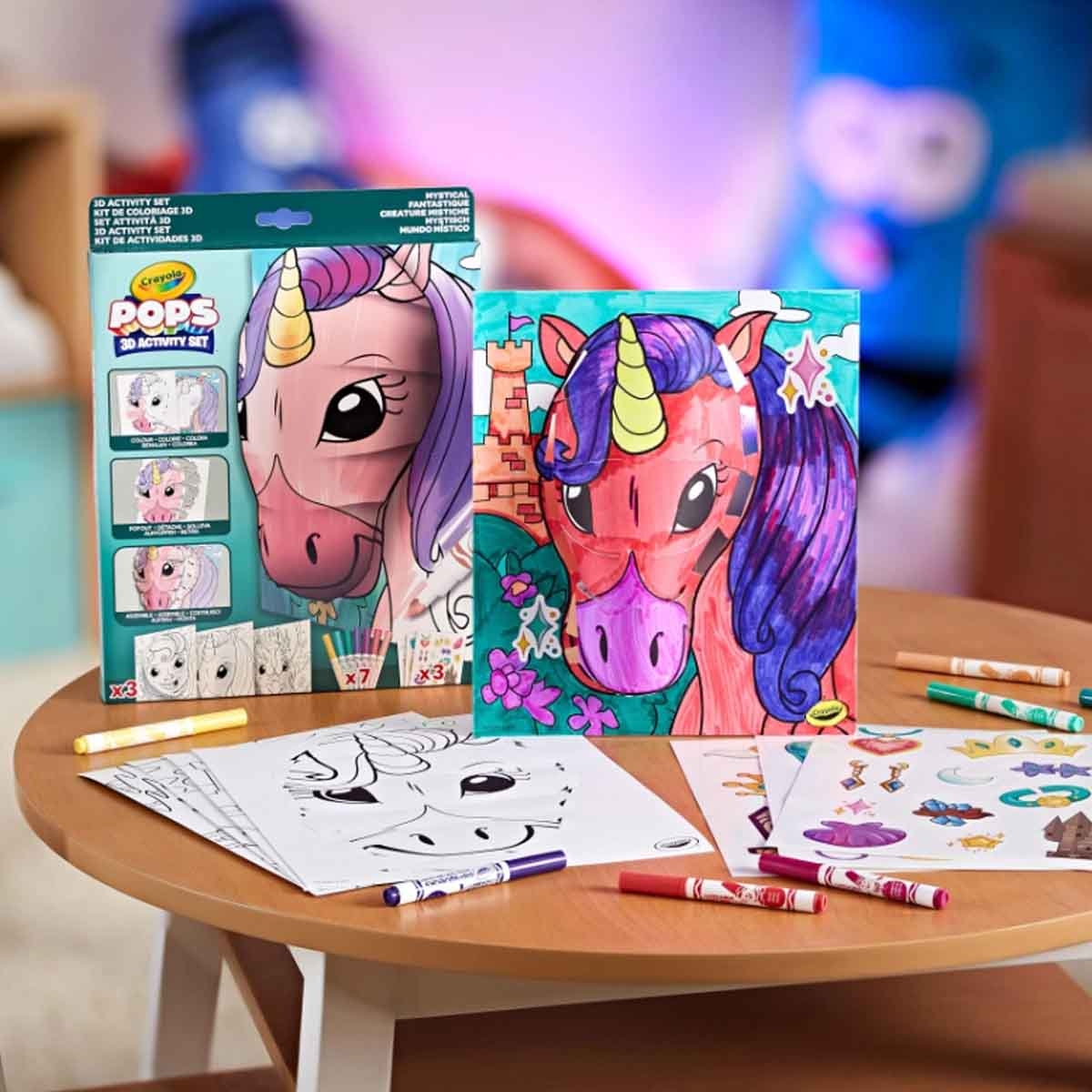 Crayola Watercolour & Limited Edition Crayons with Activity Set & Coloring & Sticker Activity Bundle Pack Unisex, 3-4 Years