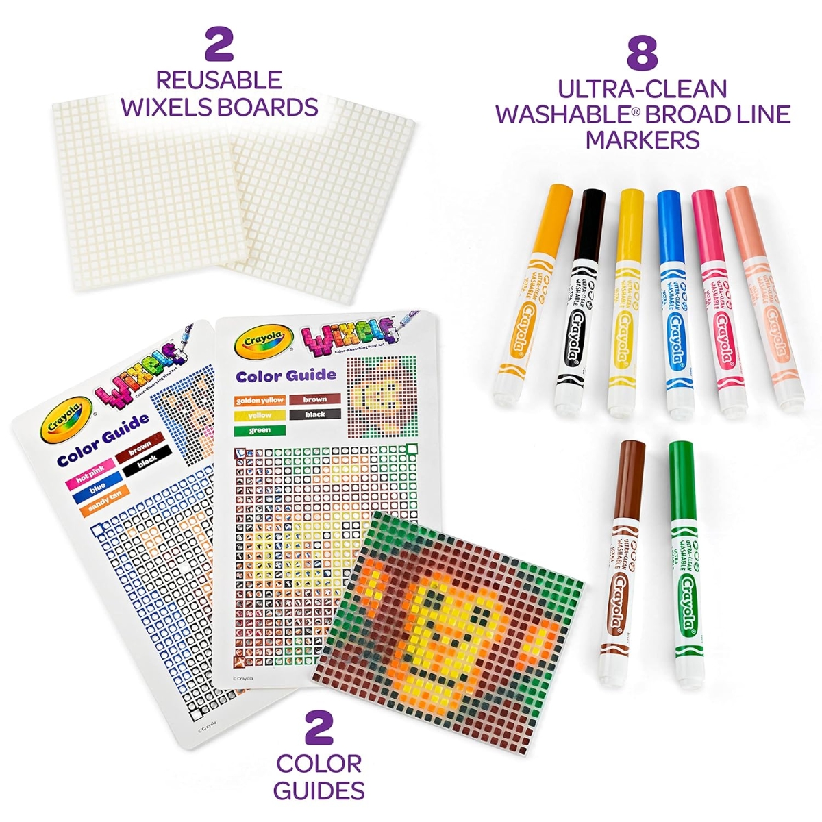 Crayola Wixels Animals Activity Kit Unisex, 5-7 Years