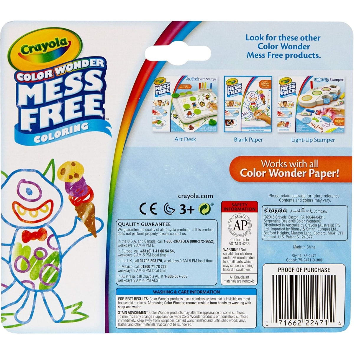 كرايولا ماركرز وندر صغيرة للجنسين، 3-4 سنوات، مجموعة من 10