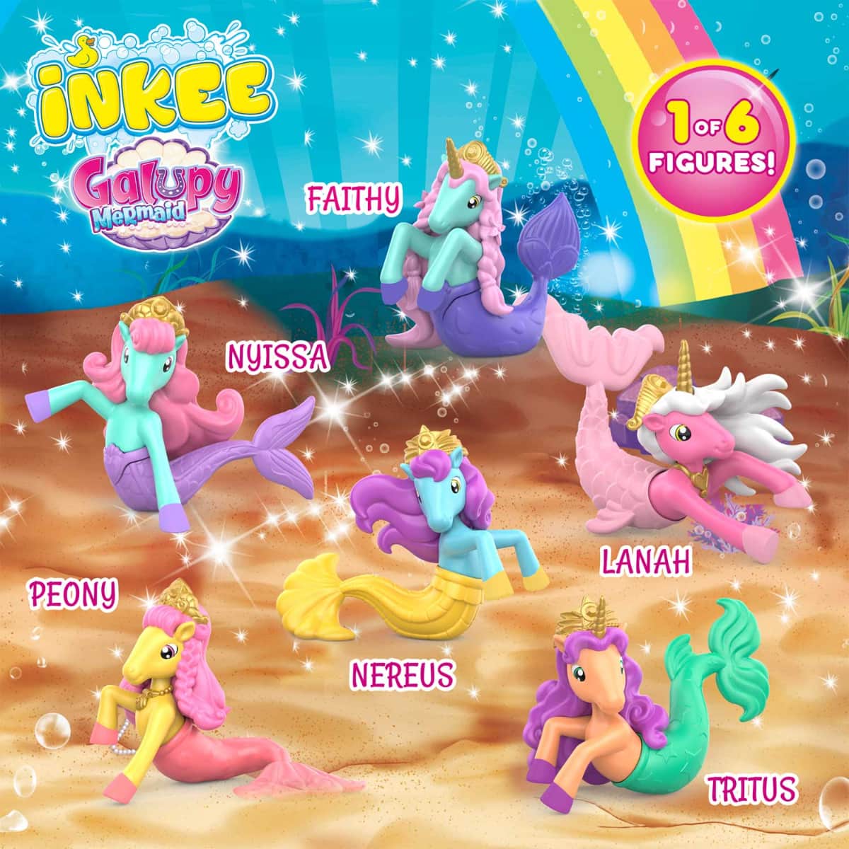 Craze 100g Inkee Galupy Mermaid Surprise Bath Bomb Unisex, 3-4 Years
