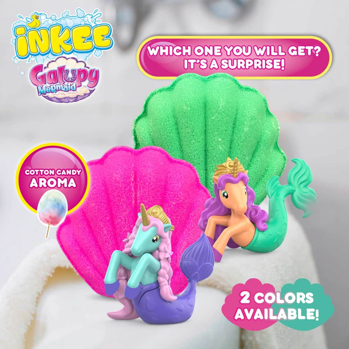 Craze 100g Inkee Galupy Mermaid Surprise Bath Bomb Unisex, 3-4 Years