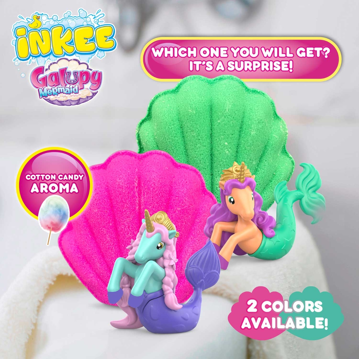 كريز إنكي قنبلة استحمام ميرميد سربرايز جالوبي 100 غرام للجنسين، 3-4 سنوات