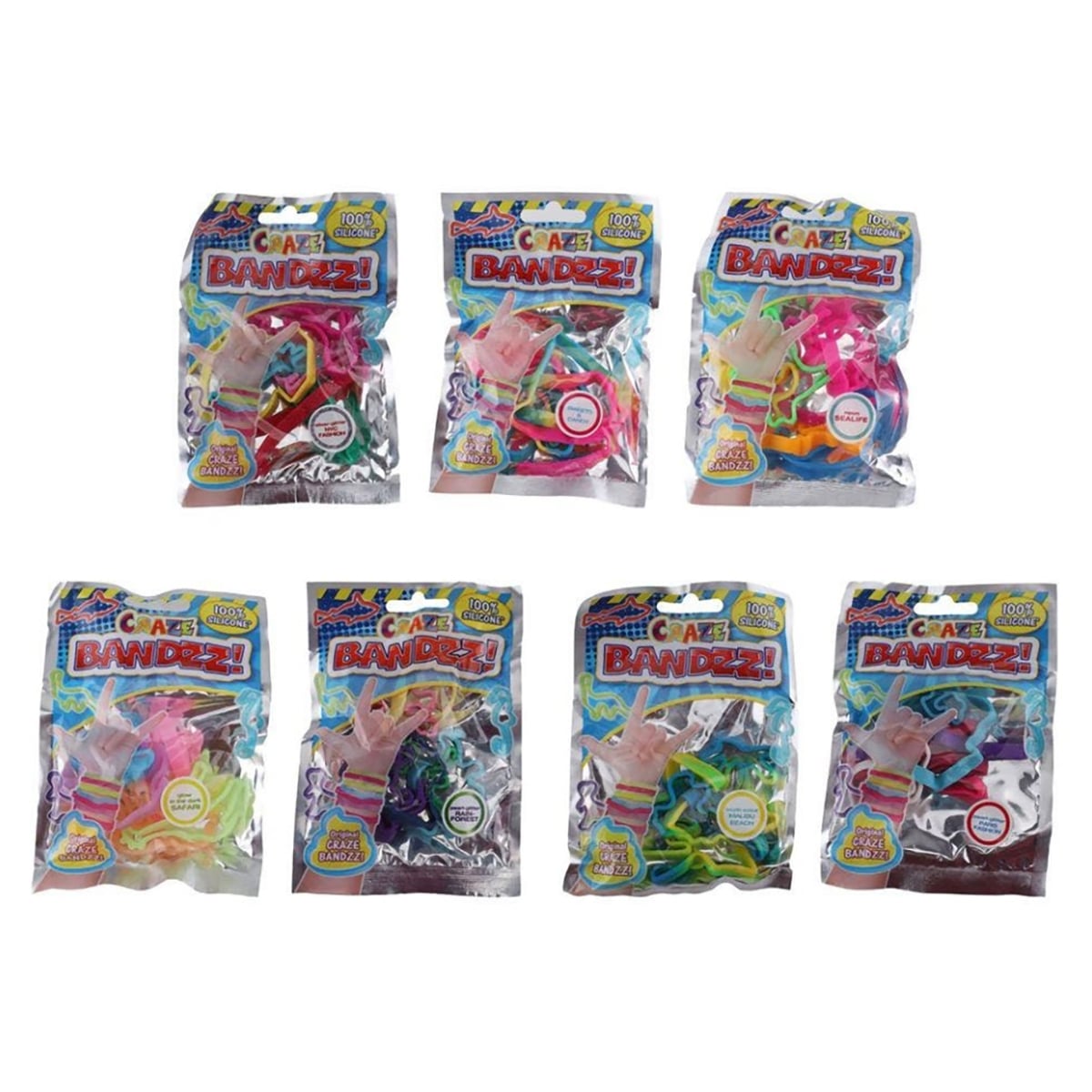 Craze Bandzz in Display Assorted Bracelets Unisex, 3-4 Years