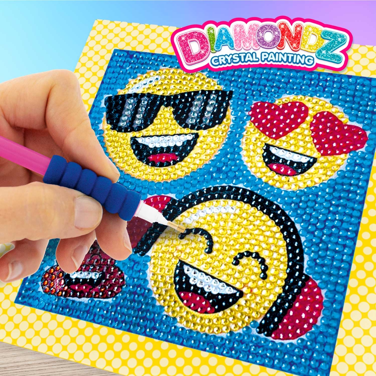 Craze Diamondz Funny Faces Starter Kit Unisex, 5-7 Years