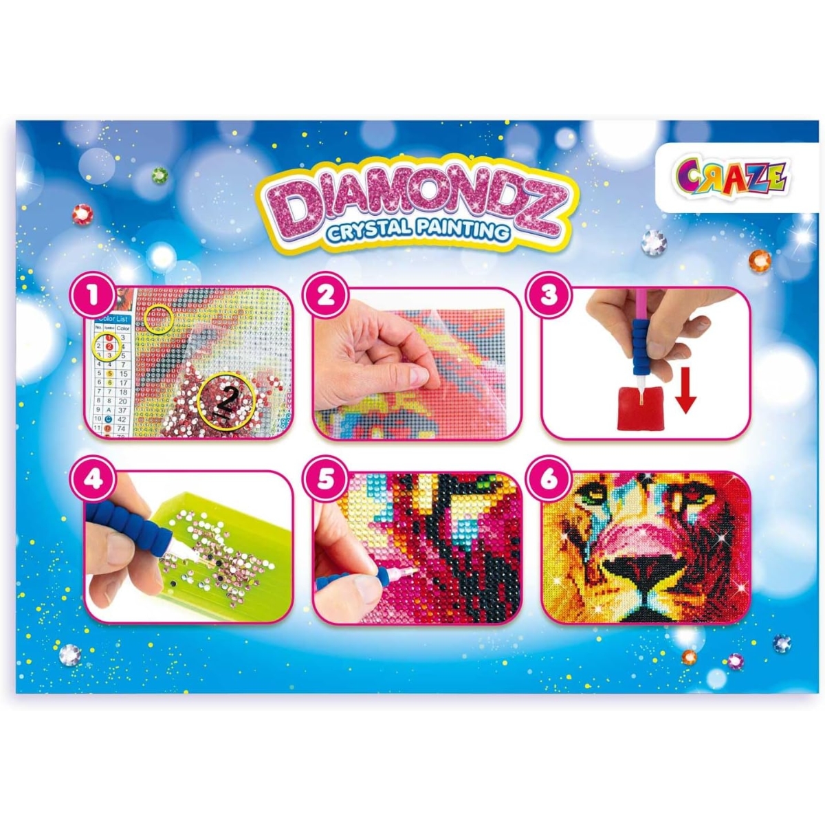 كريز مجموعة صور دياموندز لايون للجنسين، 5-7 سنوات