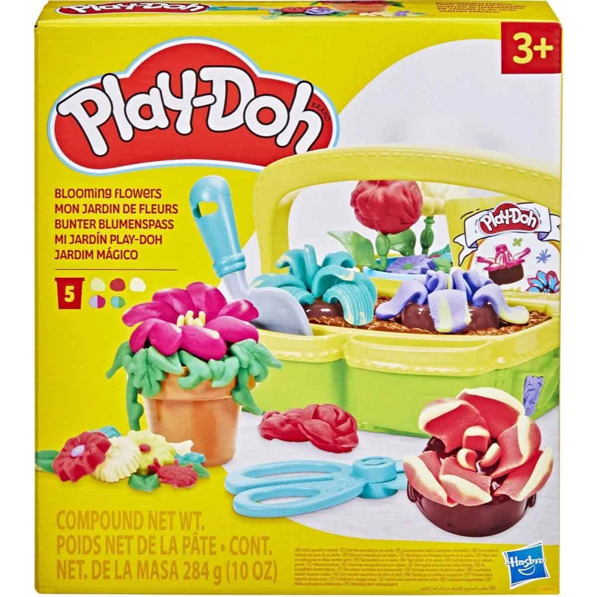 Craze Diamondz Lion Set with Studio Bag DIY & Alphabet Bead Kit, Scribble Scrubbie Wilbur & Play-Doh Flowers Bundle Unisex, 5-7 Years
