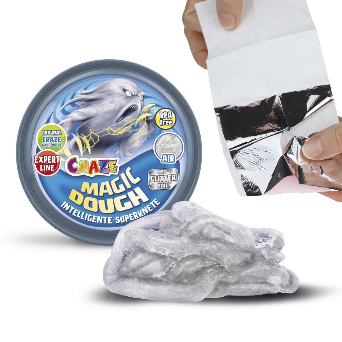 Craze Expert Elements Assorted Magic Dough Unisex, 8-10 Years