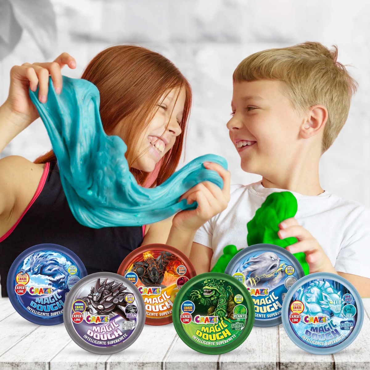 Craze Expert Elements Assorted Magic Dough Unisex, 8-10 Years